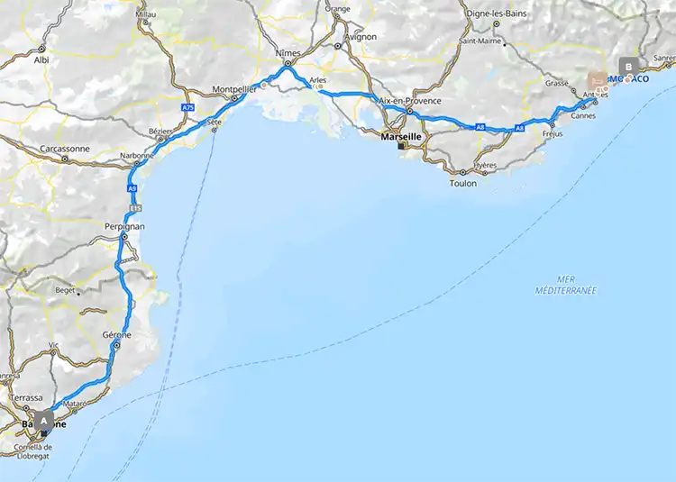 Mapa monaco