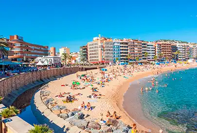 Lloret de Mar's beach